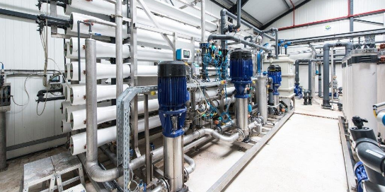 A photo of a water plant in Belgium.