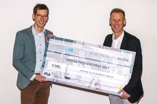 Laurens Versluis wins the CVS-award. 