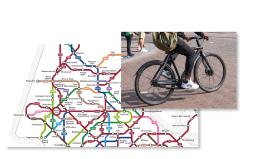 Collage Bicycle Traffic Monitor