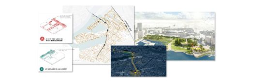 A photo collage of Rotterdam