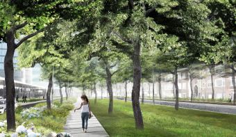 Render green Croeselaan, Utrecht.